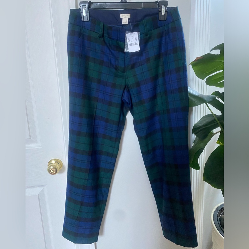 J crew plaid pants